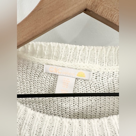 C&C California Long Sleeve Relaxed Fit Striped Sweater Size Medium - Picture 5 of 6